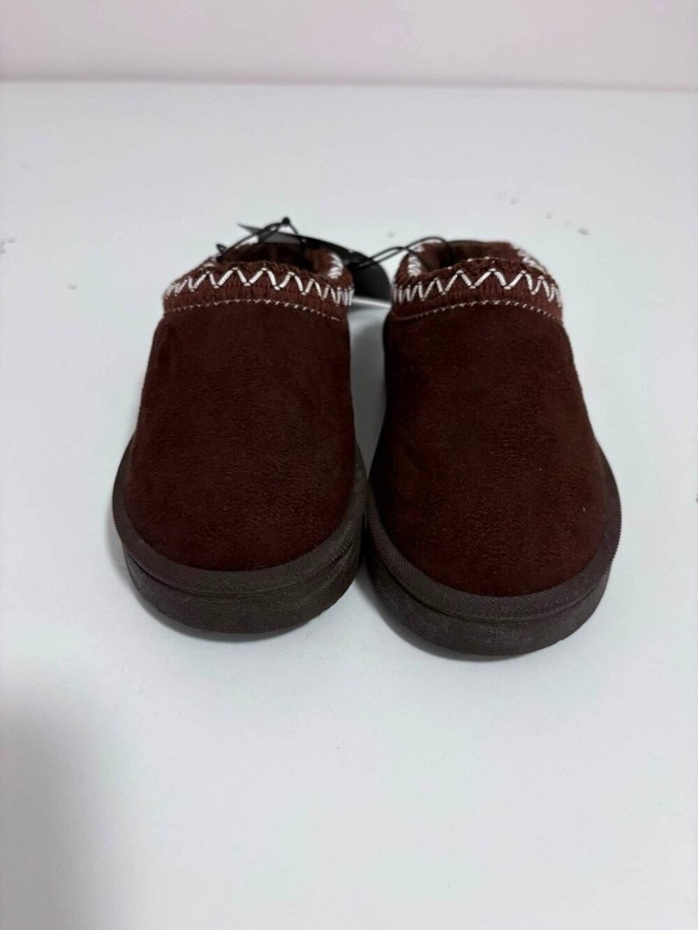 Hurley Women's Cozy Faux Suede Slippers Brown